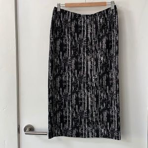 Bobeau stretch straight skirt